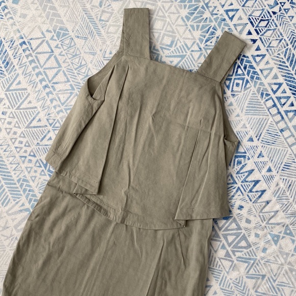Theory Linen Blend Dress - Picture 2 of 8